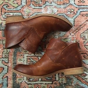 Kork-ease Ryder Rum Leather Ankle Boots 7